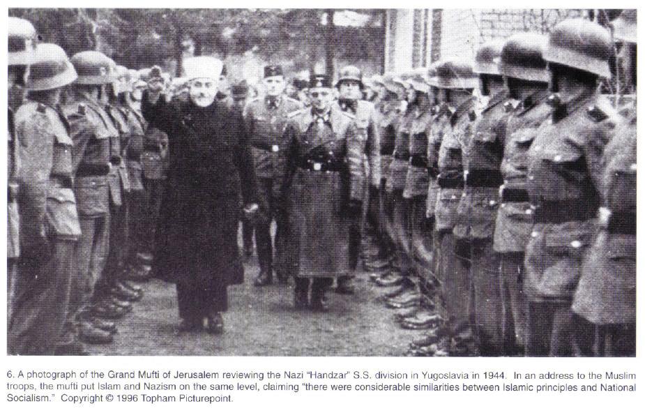 The Mufti and Bosnian SS troops