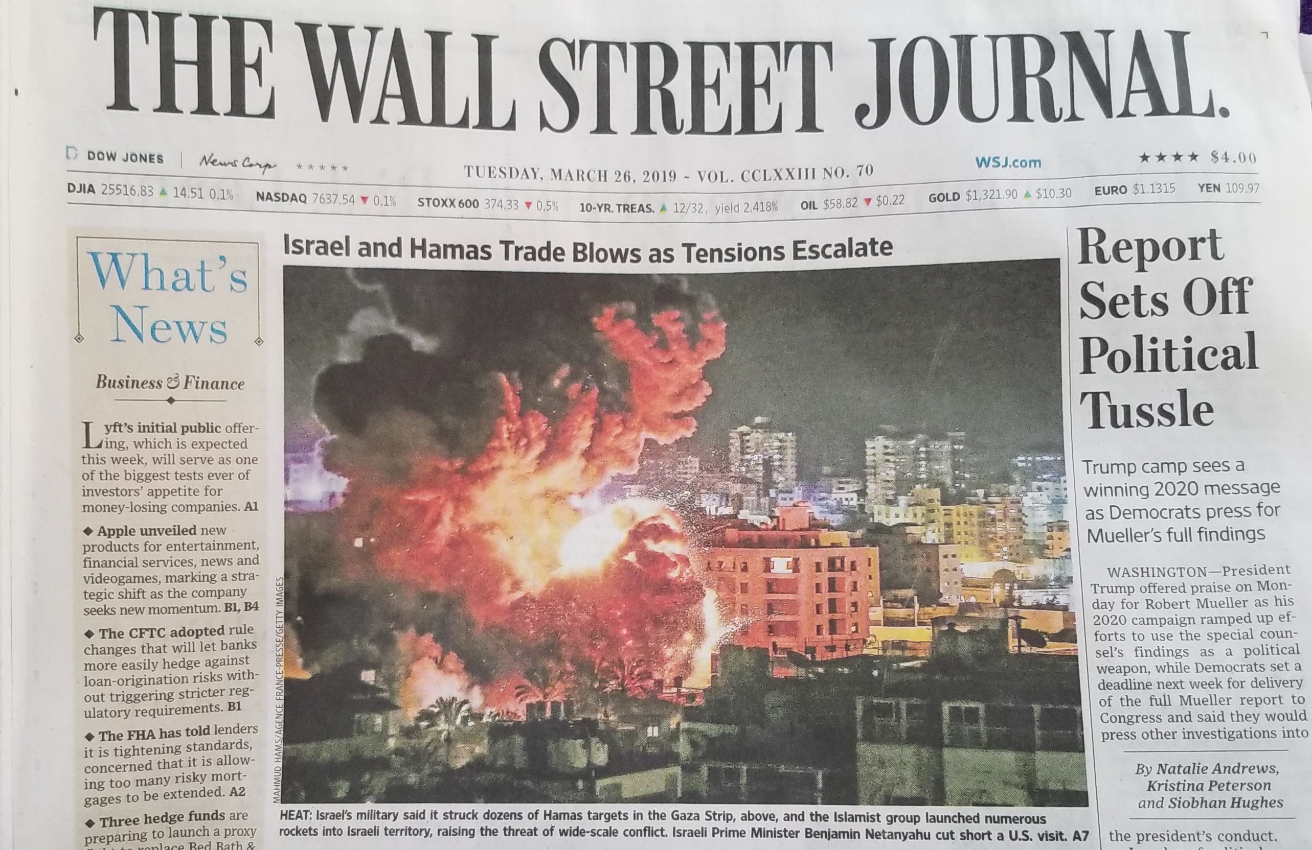 Wall Street Journal Promotes False Moral Equivalency on Front Page | CAMERA