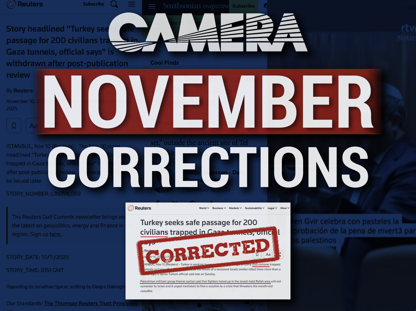 CAMERA media corrections: November 2025 | CAMERA