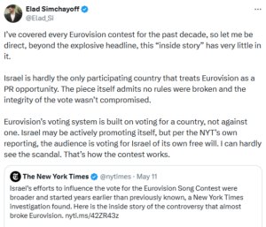 Elad Simchayoff Tweet 5.11.26