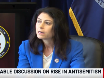 WILX - Michigan AG Dana Nessel at antisemitism roundtable