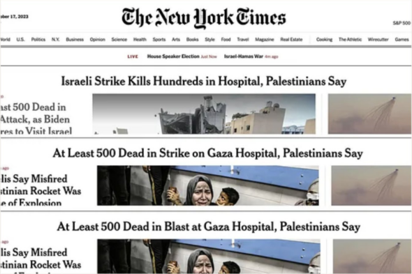Al Ahli Hospital Headlines NYT