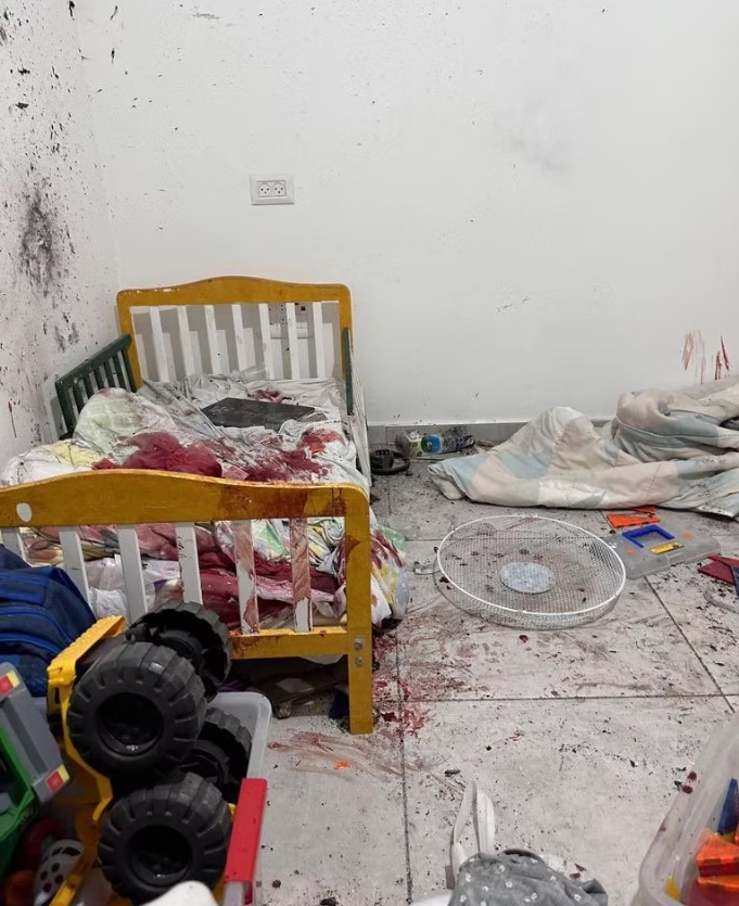 bloodstained child bedroom